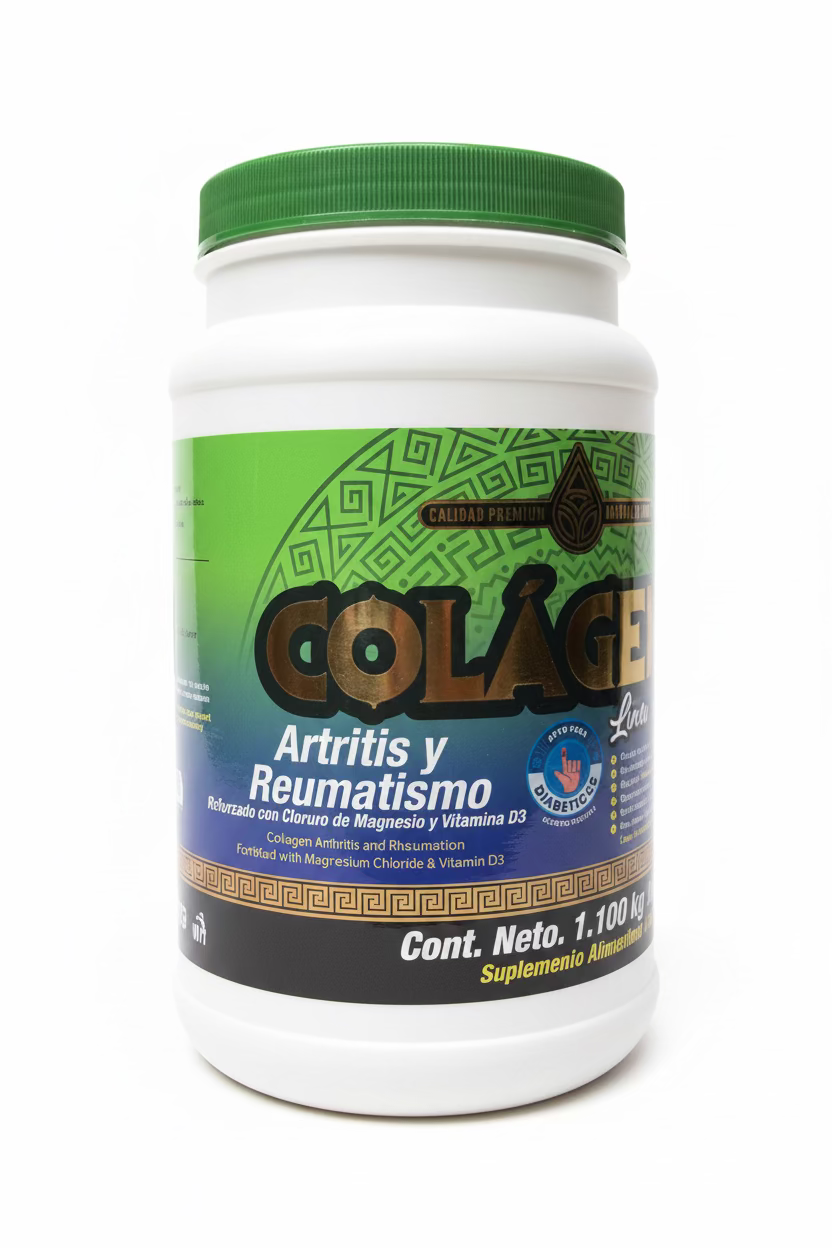 Natural De Mexico Colageno En Polvo Para Artritis Y Reumatismo  Linea Premium 2.42LB
