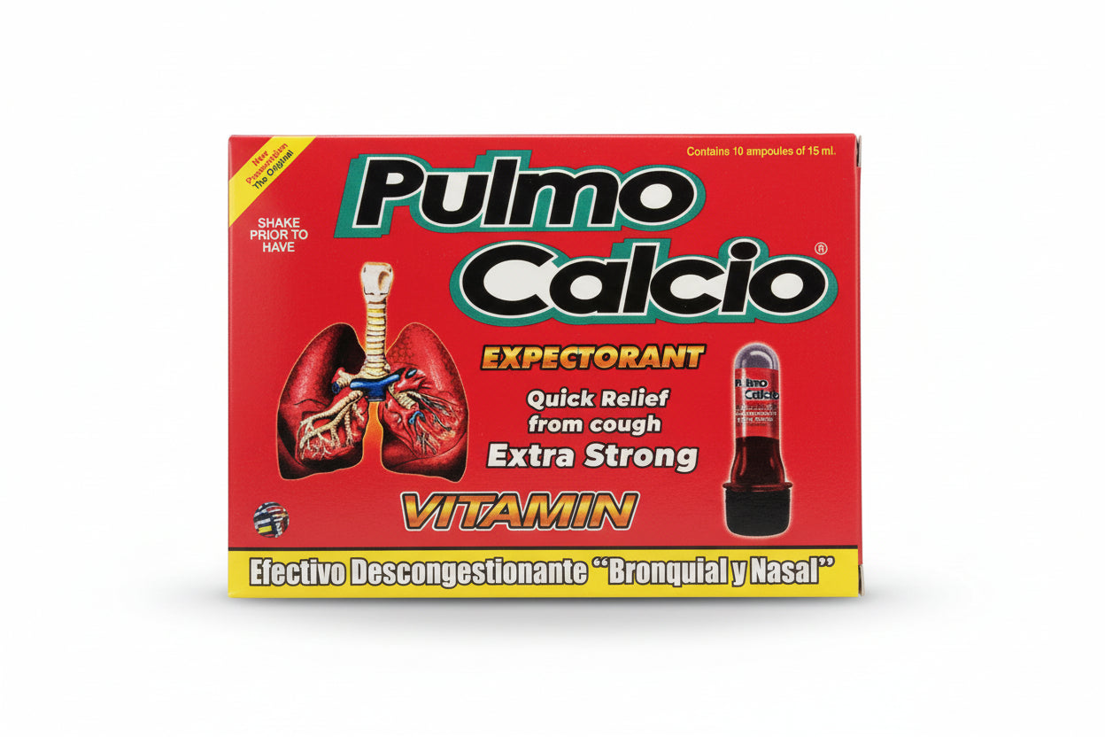 Ampolletas Pulmo Calcio Vitamin 15ML