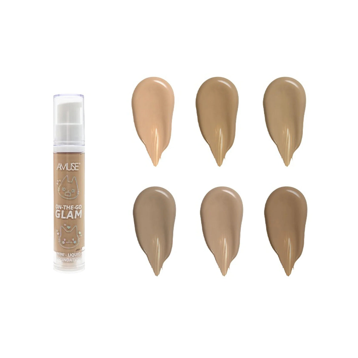 Foundation Display KL326MIX Amuse - On The Go Glam Mini Liquid Foundation Display – J ...