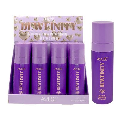 AM650 Amuse Dewfinity Setting Spray Display
