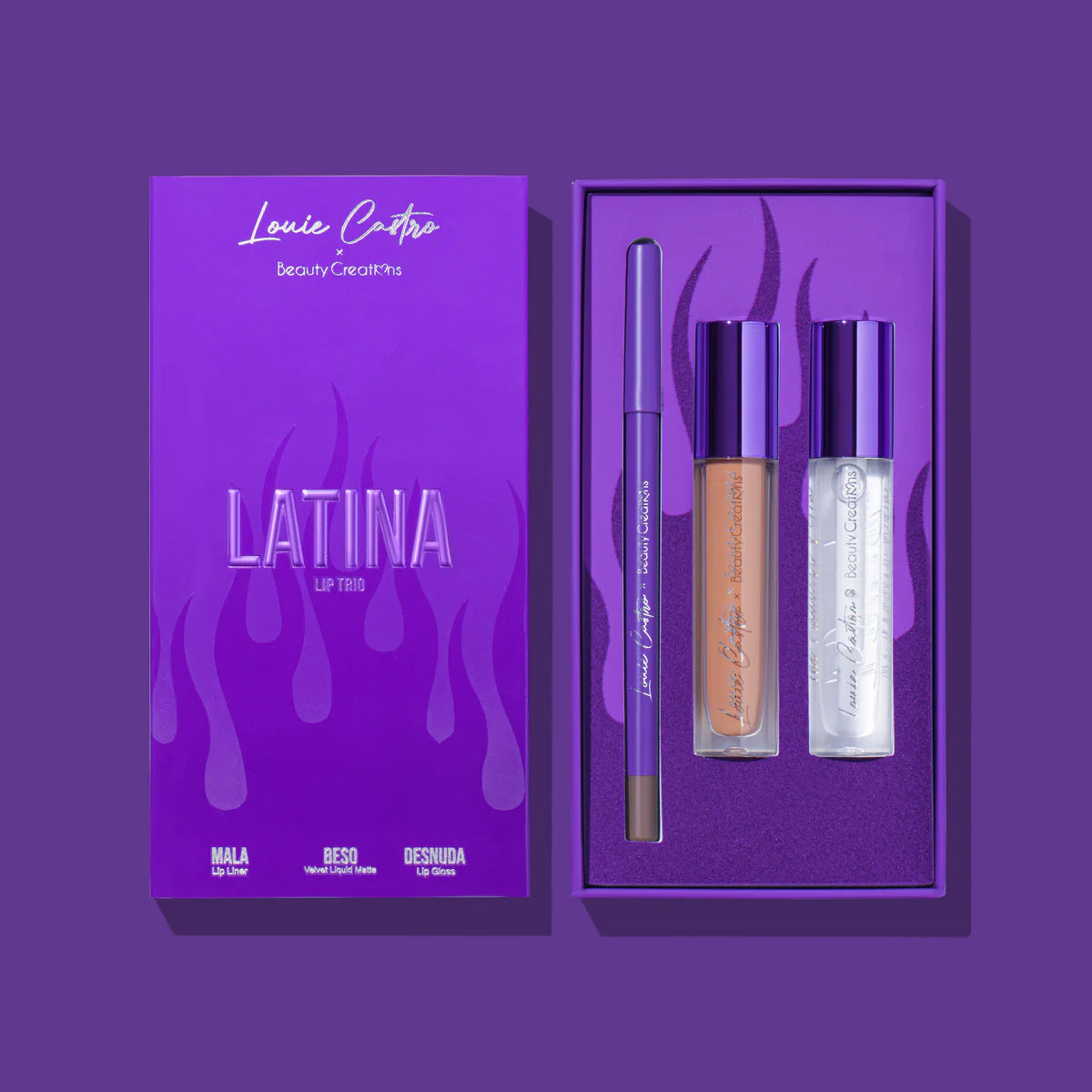 #LCL01 Beauty Creations x Louie Castro Latina Lip Trio