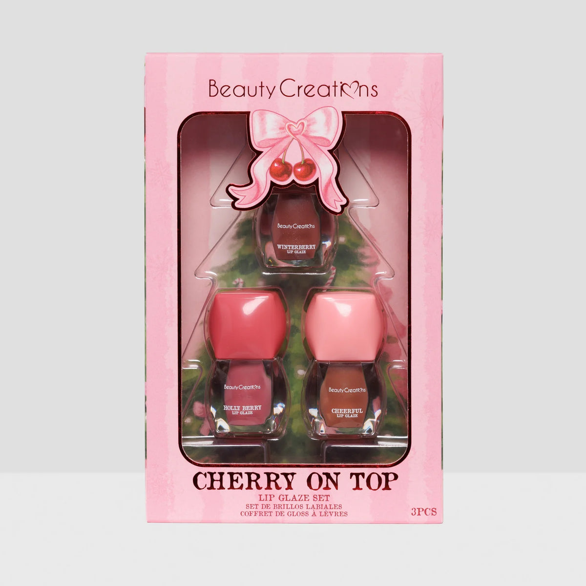 Beauty Creations Xmas 2026 Cherry on Top Lip Glaze Set (1PCS)