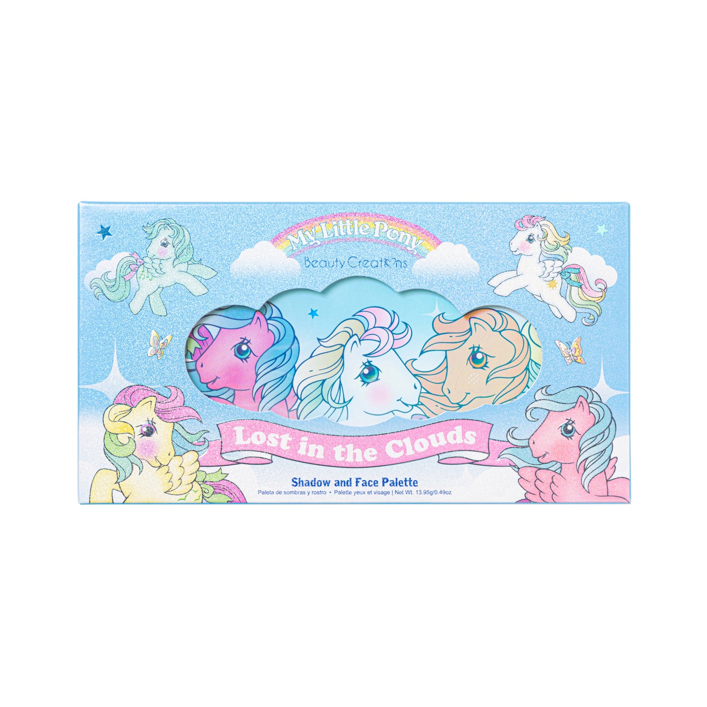 MLP-FP Beauty Creations x My Little Pony - Lost In The Clouds 8 Color Face & Eye Palette