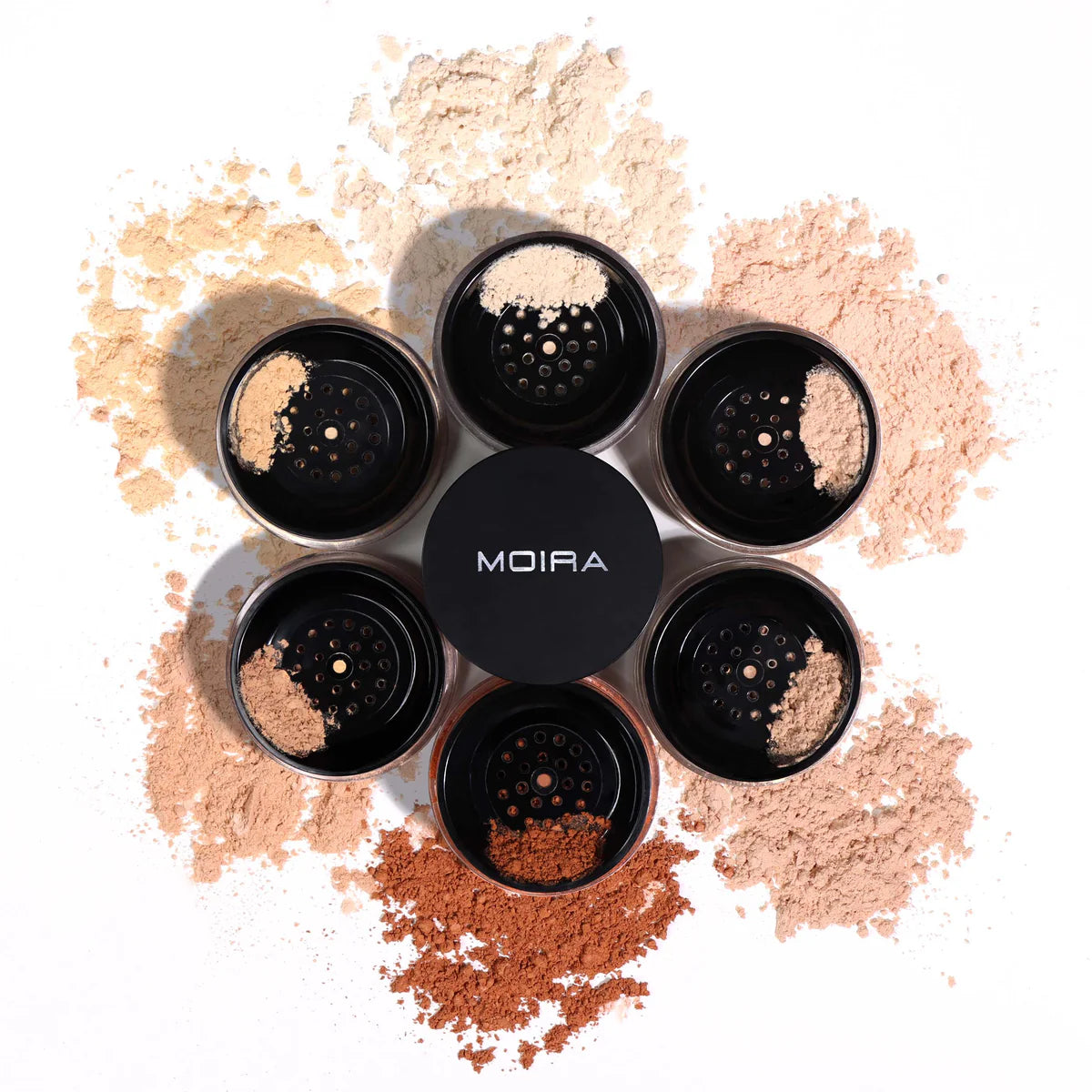 Moira Loose Setting Powder (LSP004, Deep ) 3PCS SET