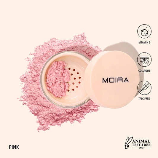 Moira Loose Setting Powder (LSP008, Pink)