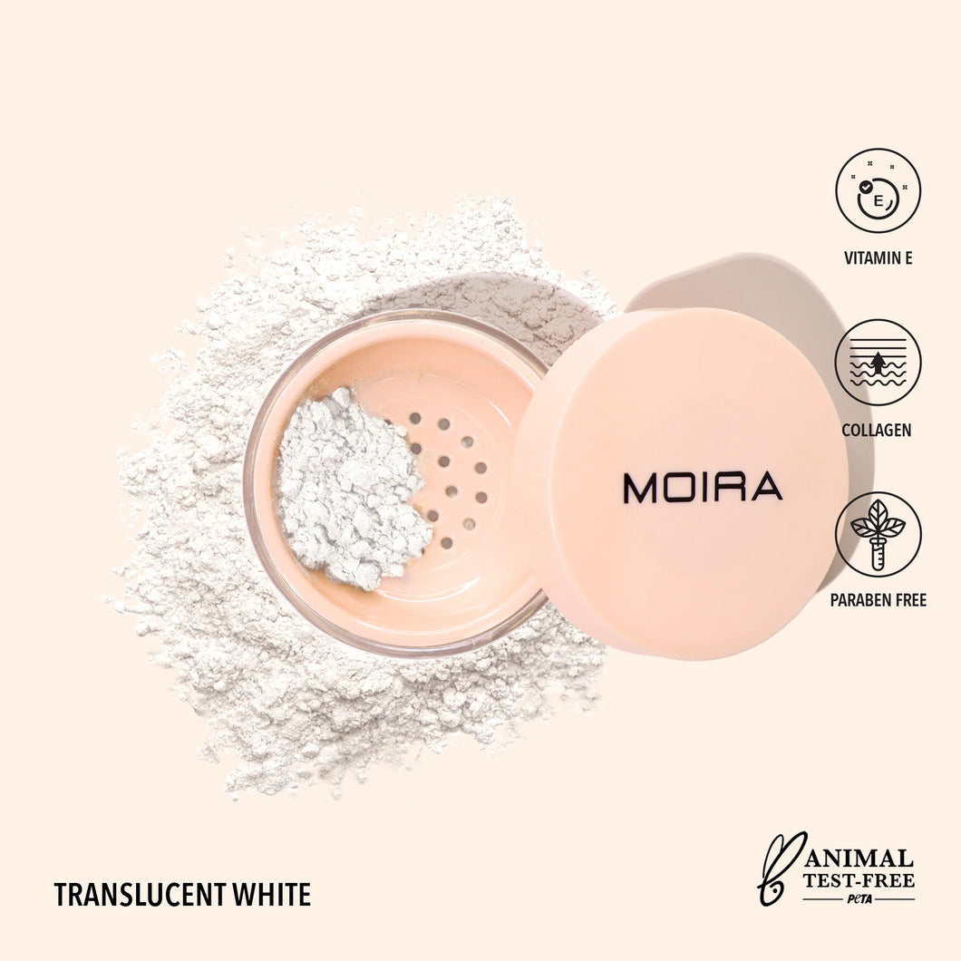 Moira Loose Setting Powder (LSP007, Translucent White)