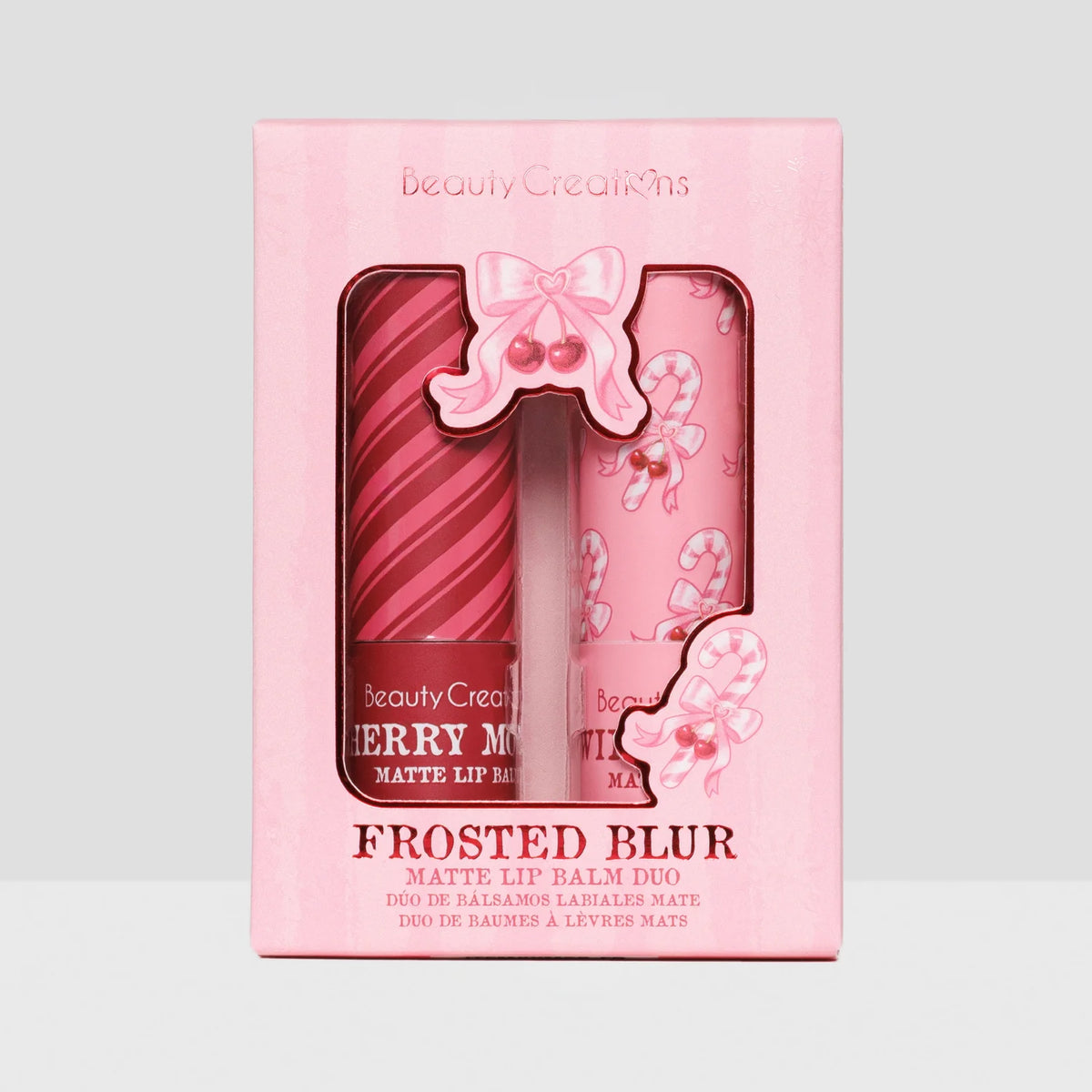 Beauty Creations Xmas 2026 Frosted Blur Matte Lip Balm Duo (1PCS)