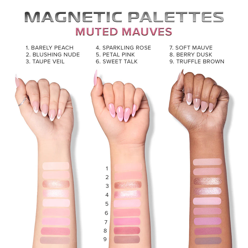 9SP-MM Beauty Creations Magnetic Palettes ( Muted Mauves) 1PC
