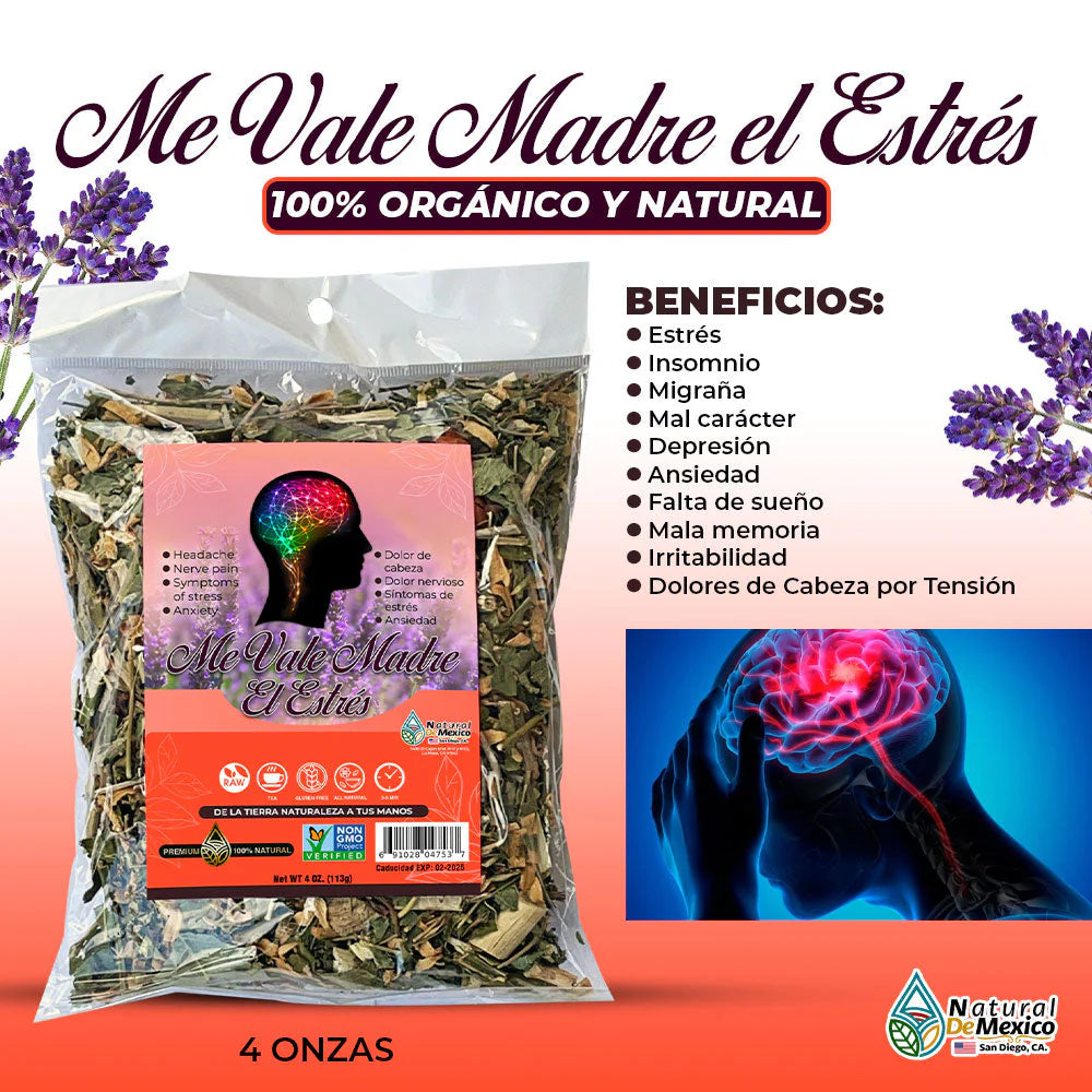 AF-20 Compuesto Herbal Me Vale Madre El Estrés