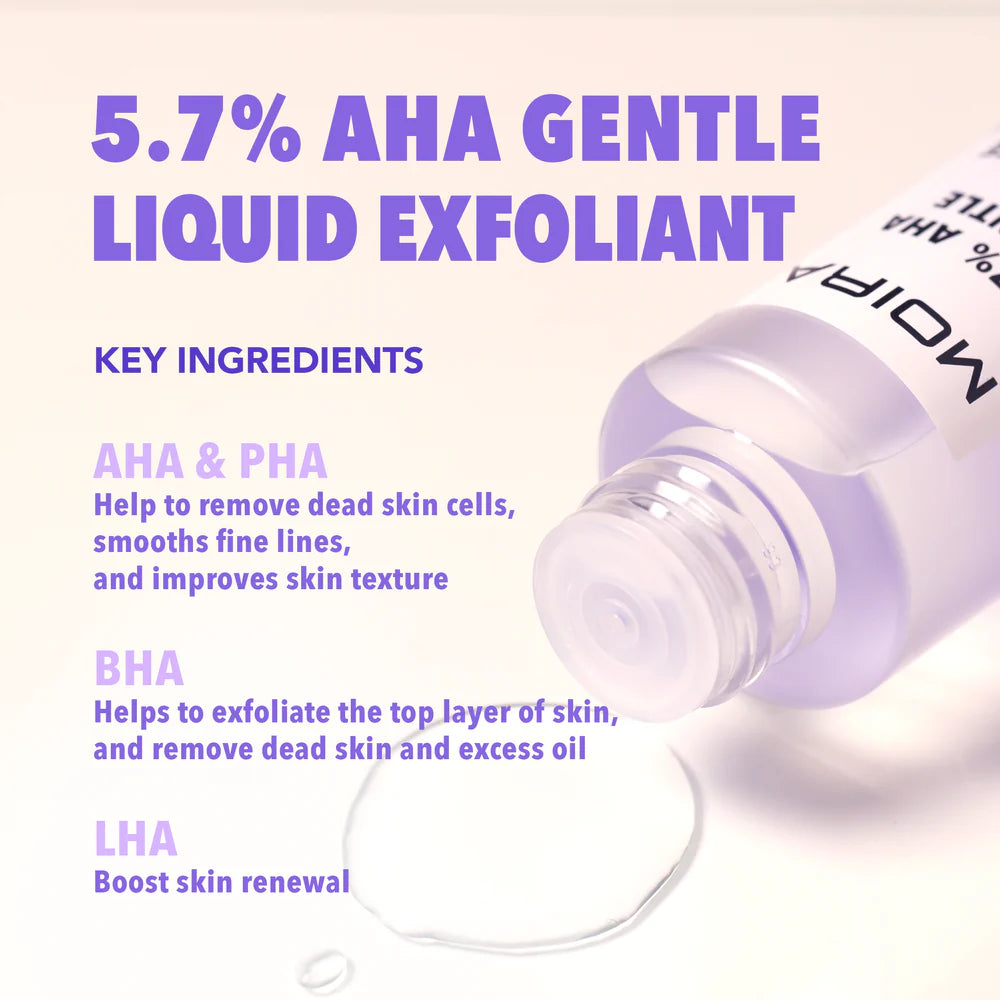 MOIRA - 5.7% AHA Gentle Exfoliant