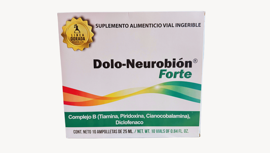 Suplemento Alimenticio Ampolletas " Dolo-Neurobion Forte" 25ML