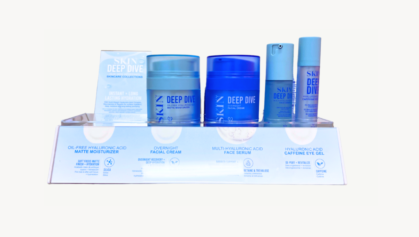 SKDD-NTD Beauty Creations Skin Deep Dive Display