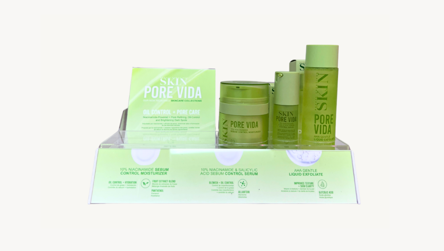 SKPV-NTD Beauty Creations Pore Vida Display