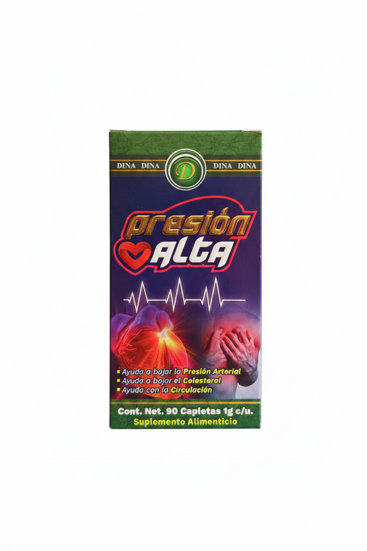 Suplemento Alimenticio "Presion Alta" 90 Capletas De 1G C/U