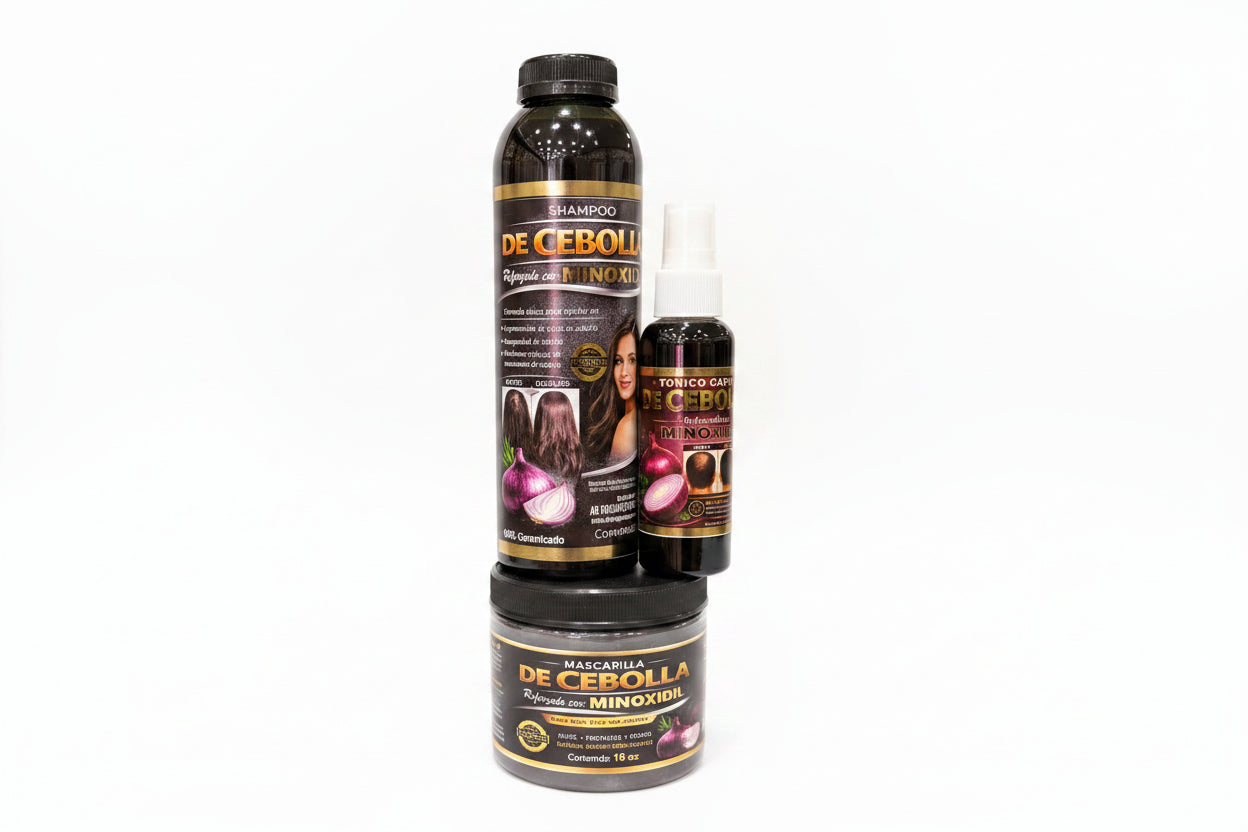 Shampoo De Cebolla Morada Reforzado Con Minoxidil 16oz