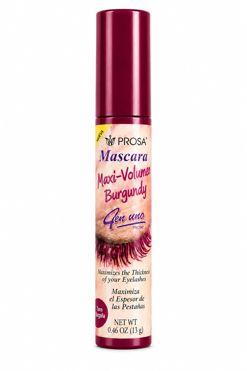 Prosa Mascara Maxi Volumen Burgandy (6PCS)
