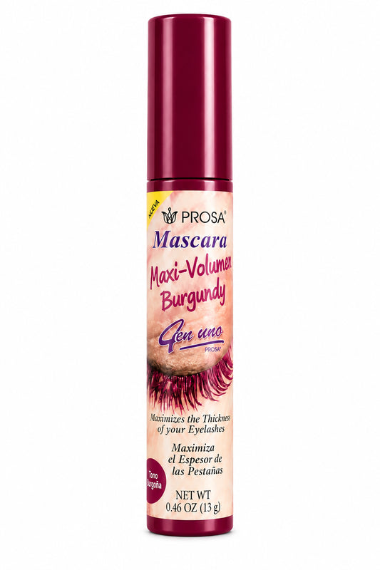 Prosa Mascara Maxi Volumen Burgandy (6PCS)