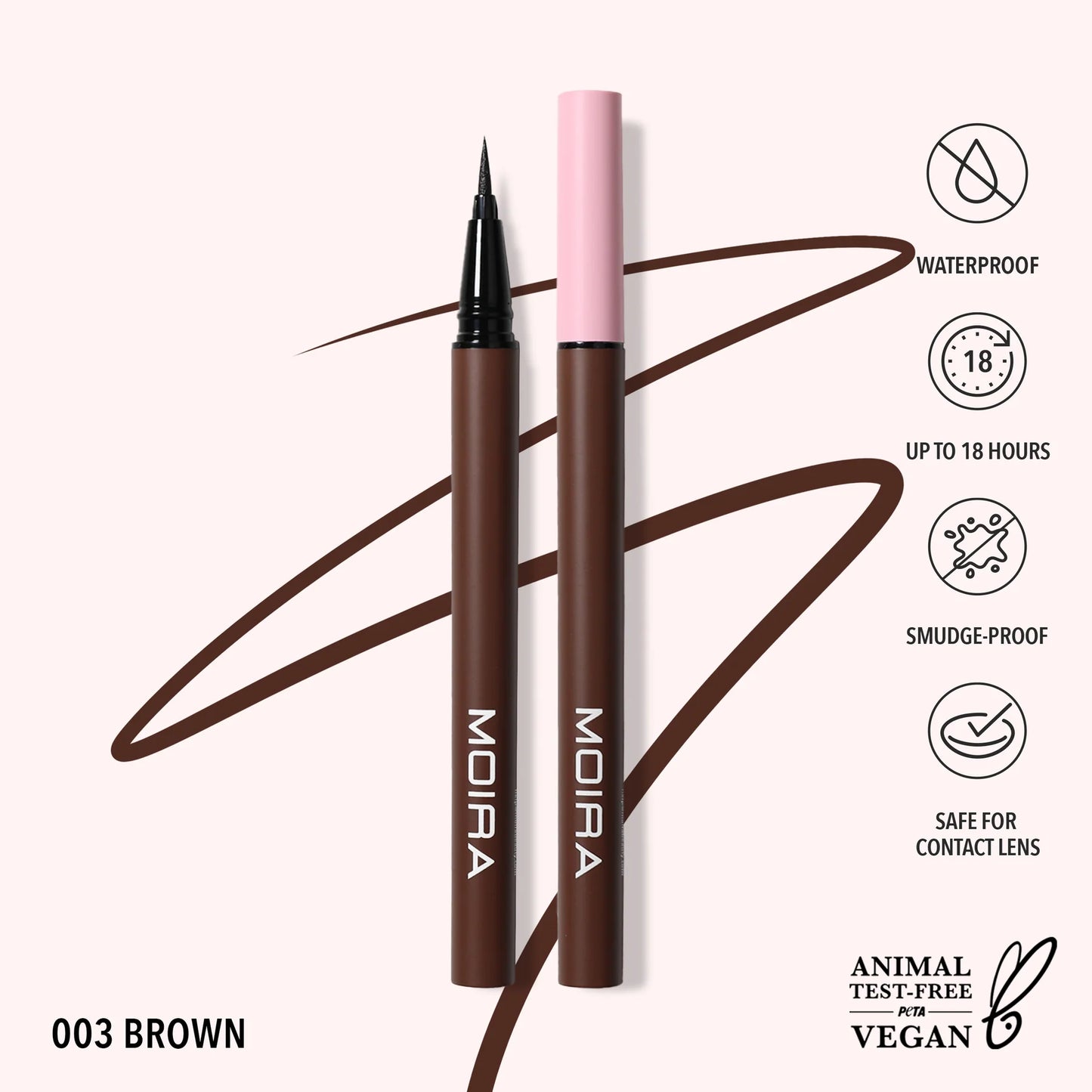 PLL003 Precision Liquid Liner (003, Brown) 3pc Bundle