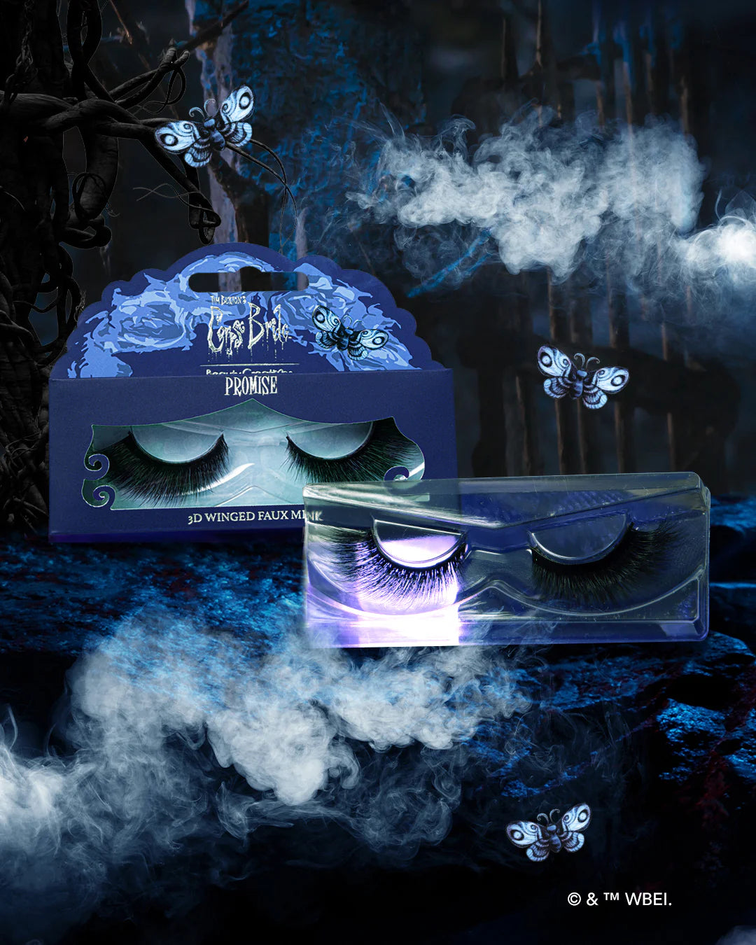 BCCB-LASH Beauty Creations x Tim Burton's Corpse Bride "Promise" 3D Winged Faux Mink Lashes