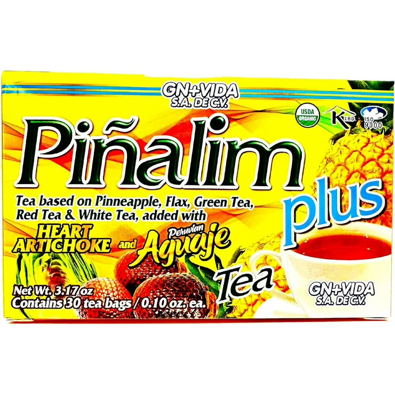 GN+VIDA Piñalim Plus Tea (30 Tea Bags/0.10oz)