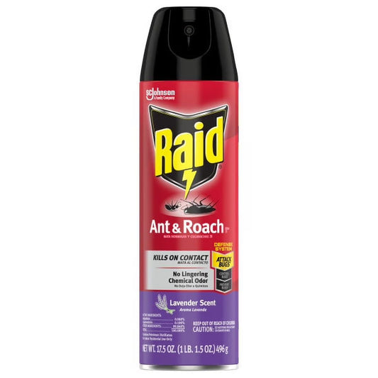 Raid Ant & Roach Killer 17.5oz Lavender Scent