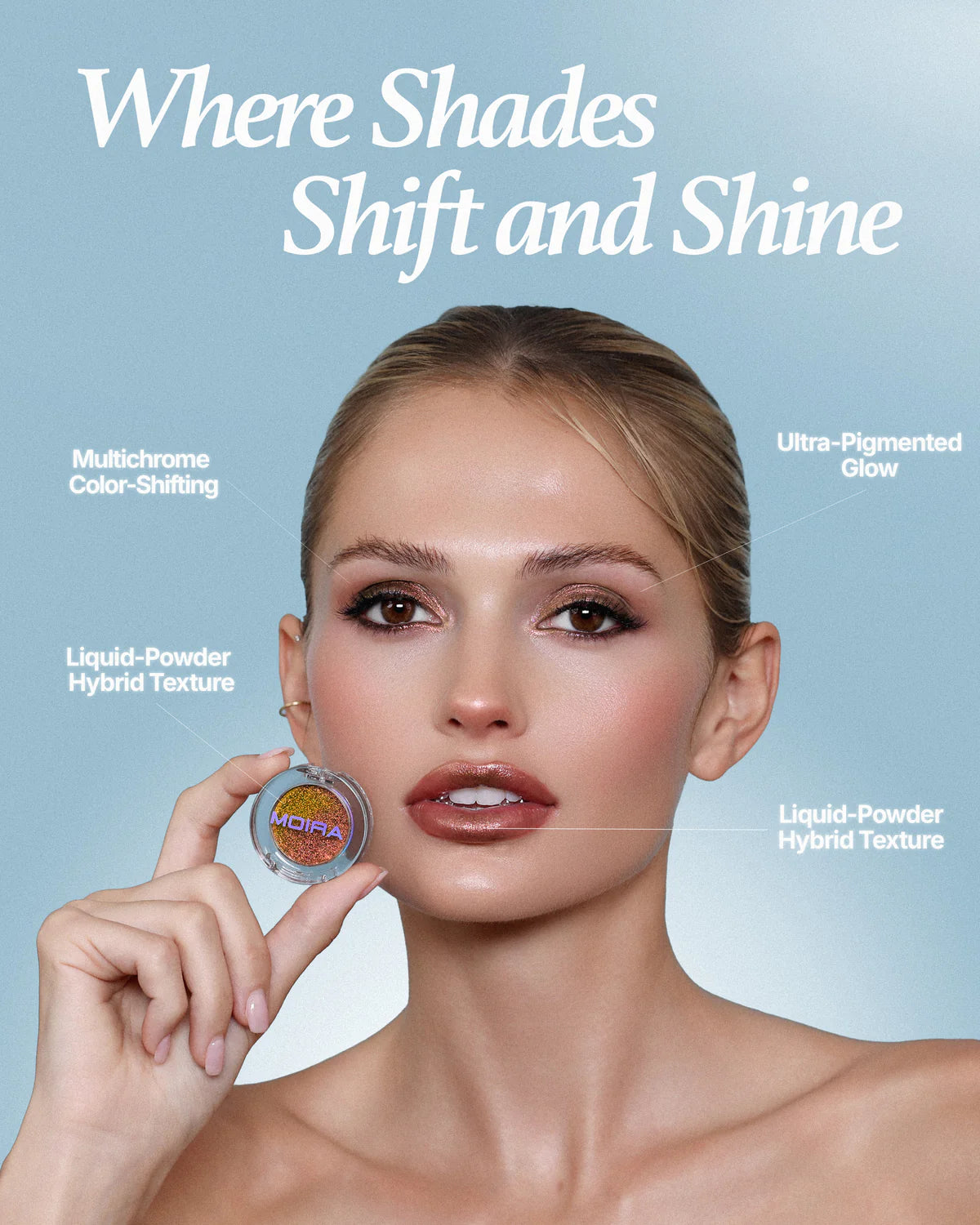 MOIRA SGS002 Supernova Glitz Shadow (002, Stellar Haze) (3PCS BUNDLE)