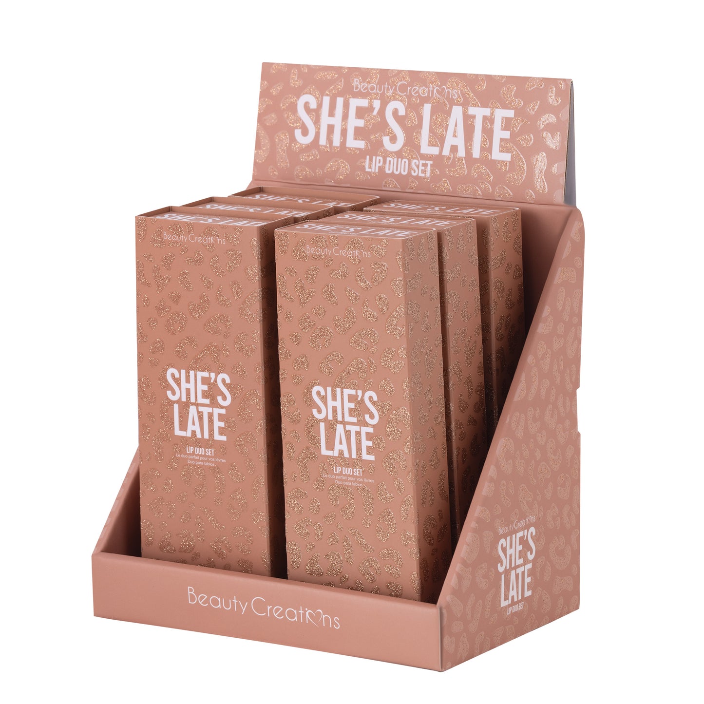 LD02 Beauty Creations She's Late Lip Duo 3pc Set