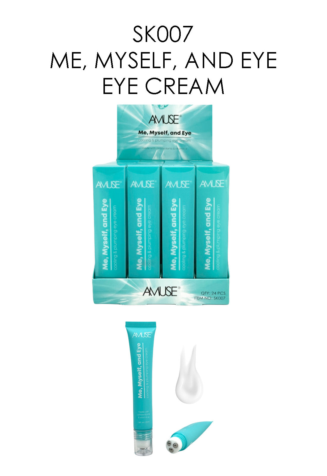 SK007 Amuse Me, Myself, & Eye Cream Display