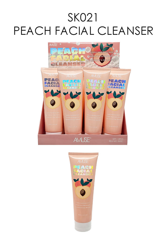 SK021 Amuse Peach Facial Cleanser Display