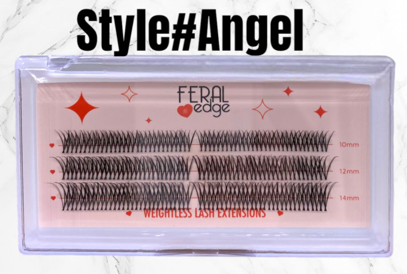 Feral Edge Weightless Single Eyelash Extensions - Angel