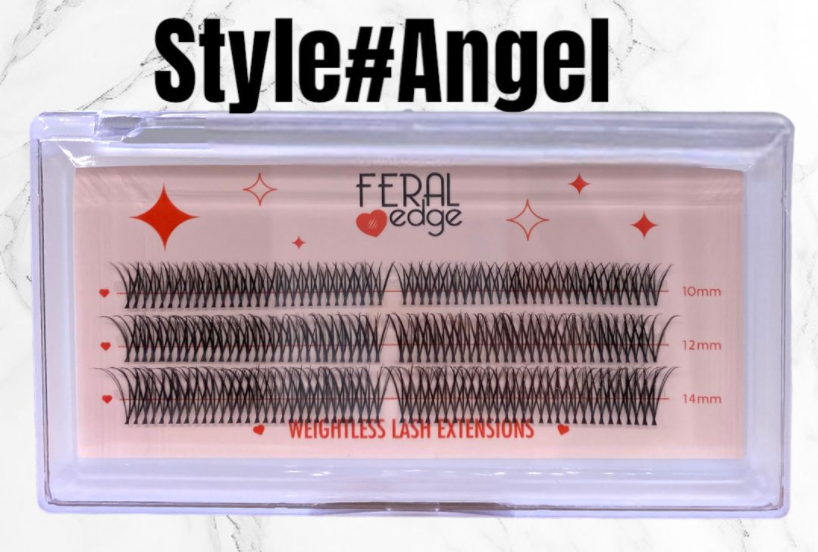 Feral Edge Weightless Single Eyelash Extensions 2pc Set - Angel