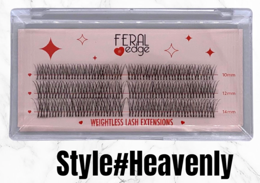 Feral Edge Weightless Eyelash Extensions- Heavenly