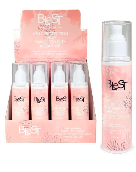 BLeST Heat Protection Spray Powdered With Argan Oil 150ML - 6pc Set