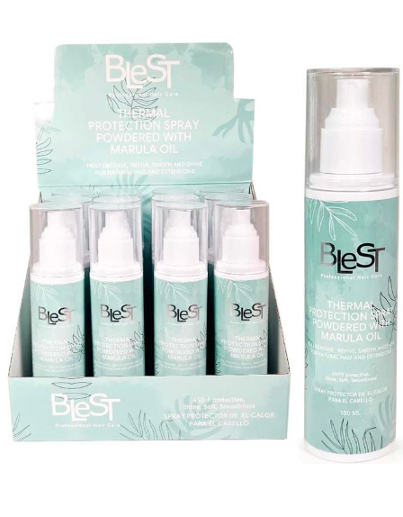 BLeST Thermal Protection Spray Powdered With Marula Oil 150ML - 6pc Bundle