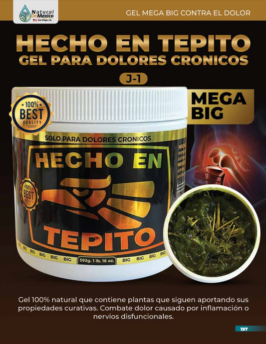 I-13 Hecho en Tepito Gel Para Dolores Cronicos 250g/8.81oz