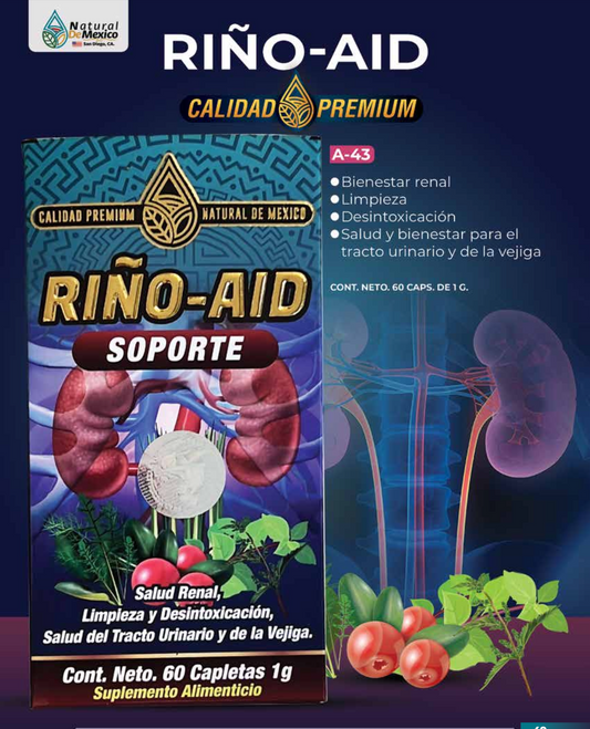 A-43 Riño-Aid Soporte Cont. 60 Capletas