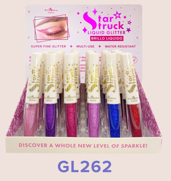 GL262 Italia Deluxe Starstruck Liquid Glitter Eyeliner Display