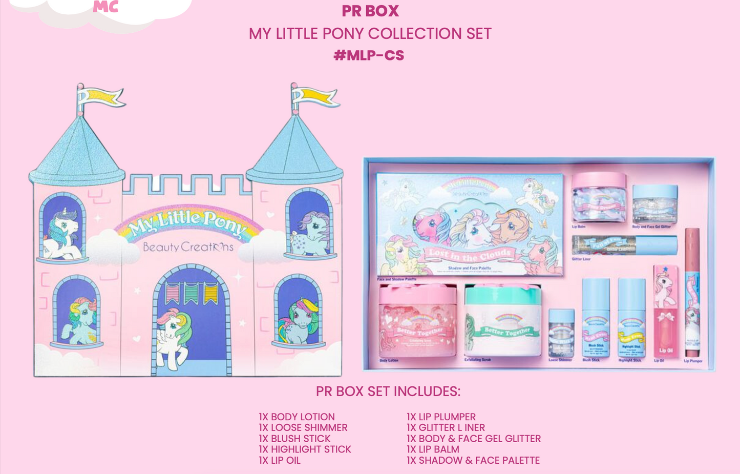 MLP-CS Beauty Creations x My Little Pony Collection Set