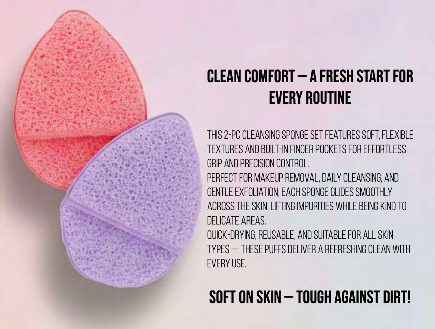 1231 Noonbora Adoro Cleansing Sponge 12PCS Display