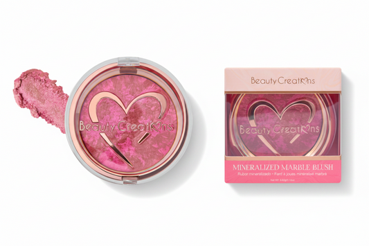 MMB-05 Beauty Creations " Pink Romance" Mineralized Marble Blush (3PCS SET)