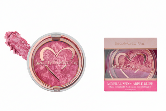 MMB-07 Beauty Creations " Midnight Rose" Mineralized Marble Blush (3PCS SET)