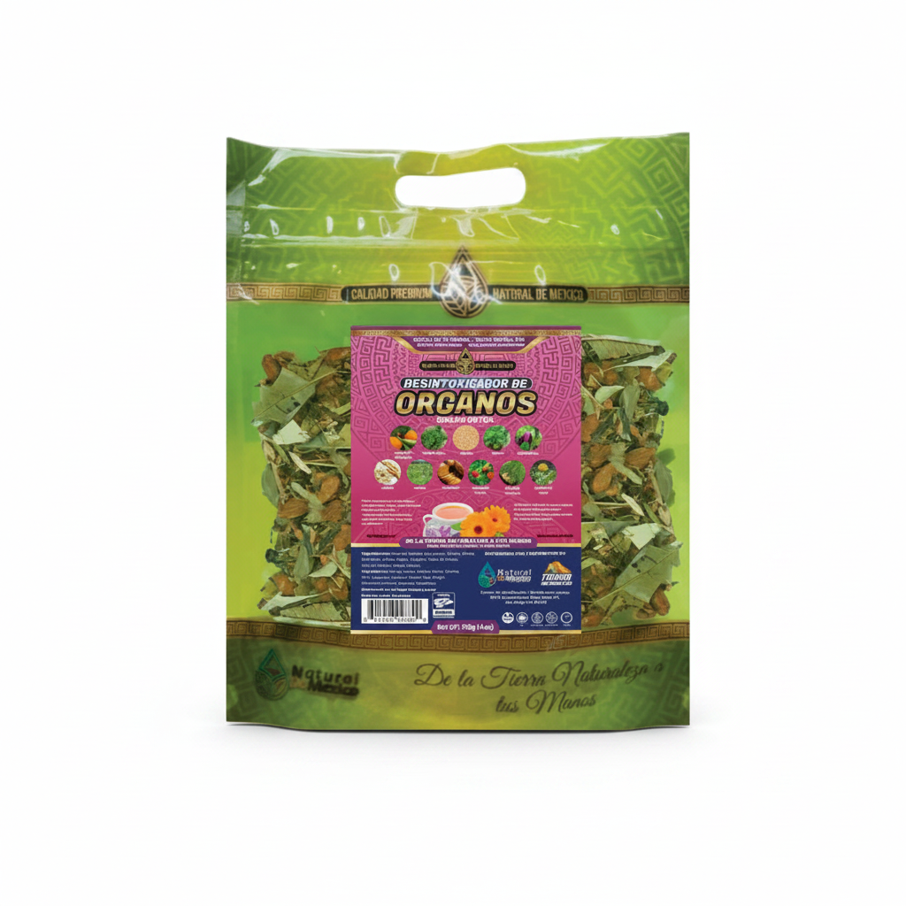Cuidado Interno,  Desintoxicador De Organos Compuesto Herbal Te 4oz
