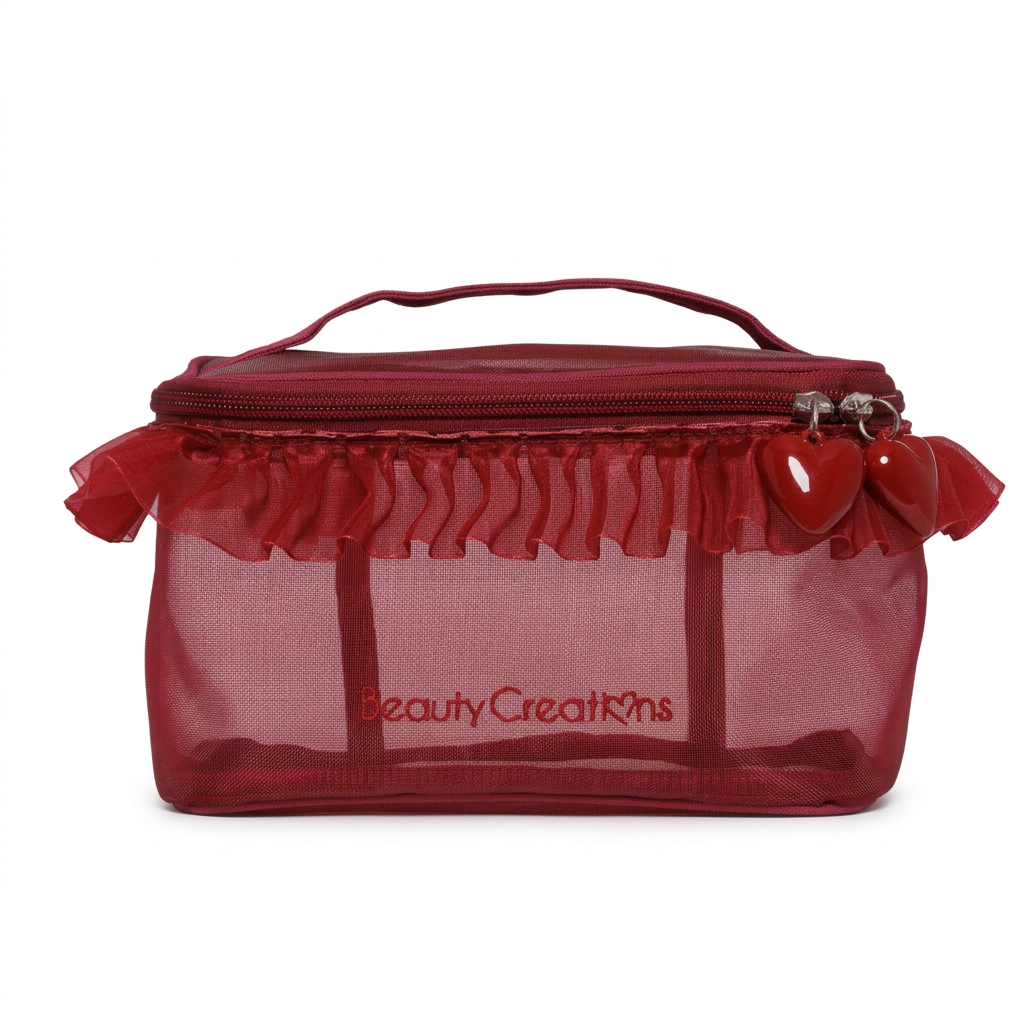 BCLGCB Beauty Creations XMas 2026 Lover Girl Cosmetic Bag Cherry (1PCS)