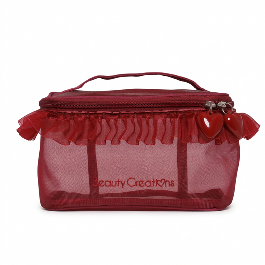 BCLGCB Beauty Creations XMas 2026 Lover Girl Cosmetic Bag Cherry (1PCS)