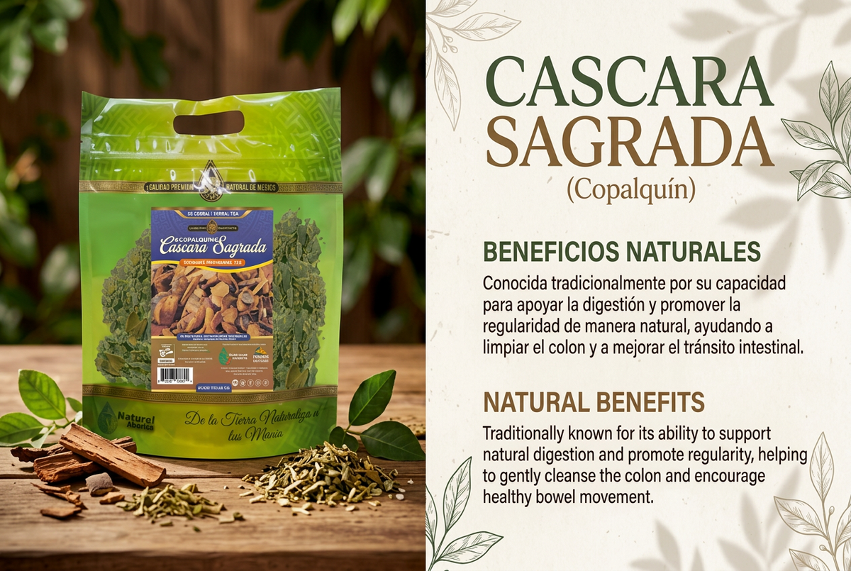 Cascara Sagrada Té Herbal Cont. 4oz