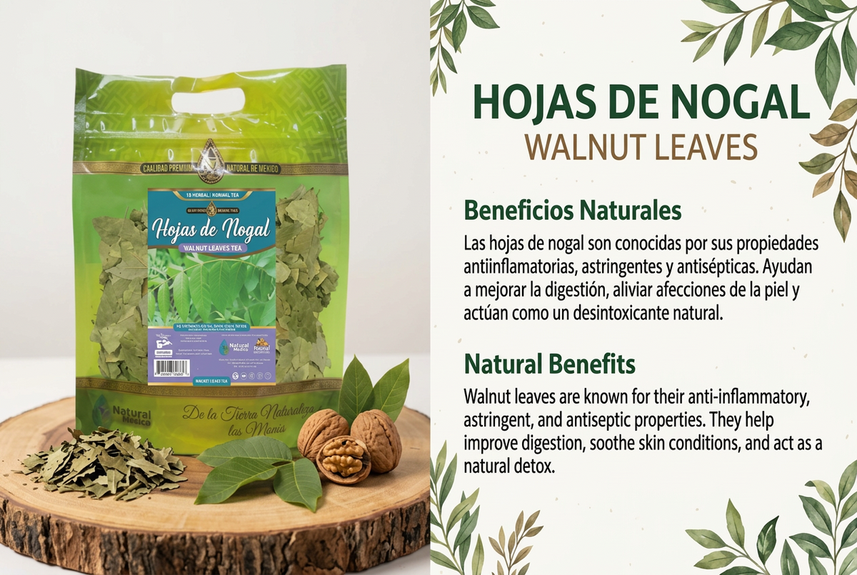 Hojas de Nogal Té Herbal 113g - 4 oz / Walnut Leaves Herbal Tea 113g - 4 oz
