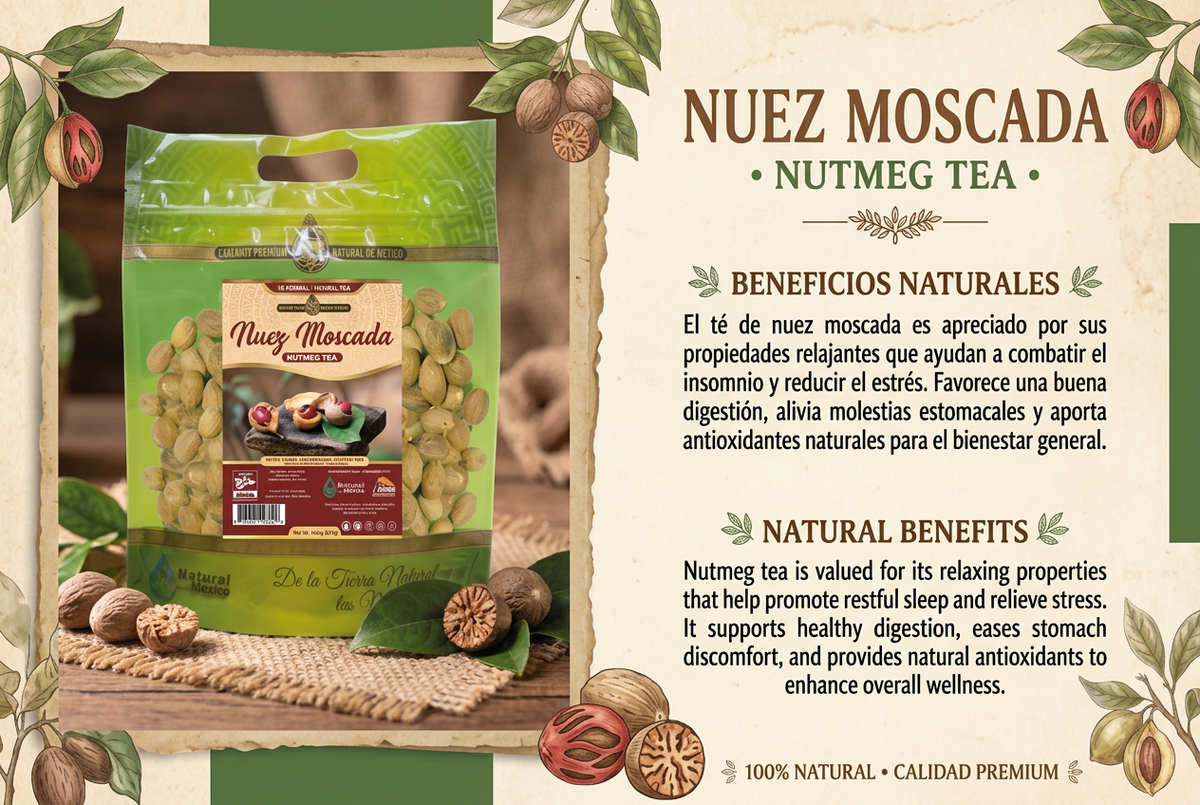 Nuez Moscada Herbal 8oz