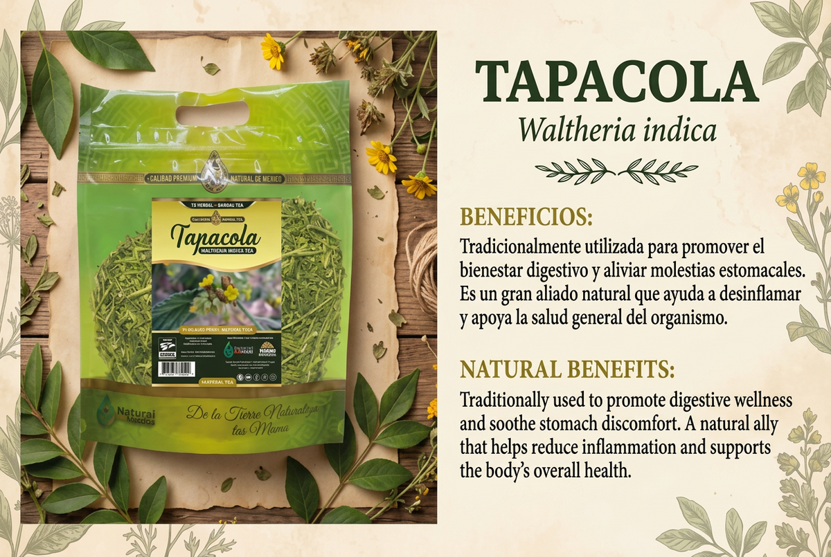 Tapacola Té Herbal 113g- 4 oz / Waltheria Indica Herbal Tea 113g - 4 oz