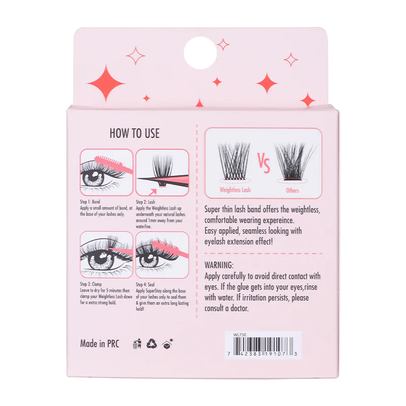 Feral Edge Weightless Eyelash Extensions 3pc Set - Show Stopper