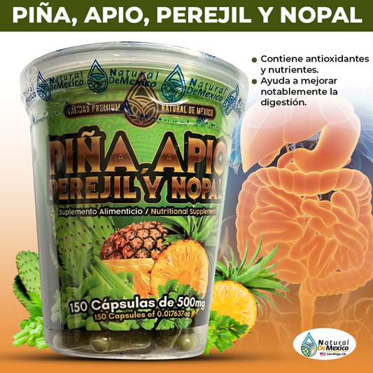 AJ-25 Pina, Apio Perejil y Nopal